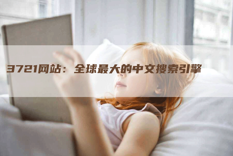 3721网站：全球最大的中文搜索引擎